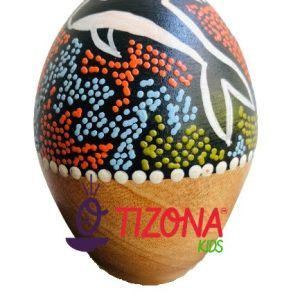 Huevo Sonajero Pintado