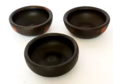 SET DE 3 POCILLOS PEQUEÑOS.