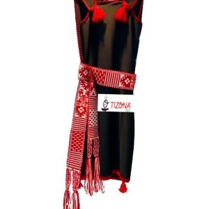 KUPAM. VESTIDO NEGRO MAPUCHE.