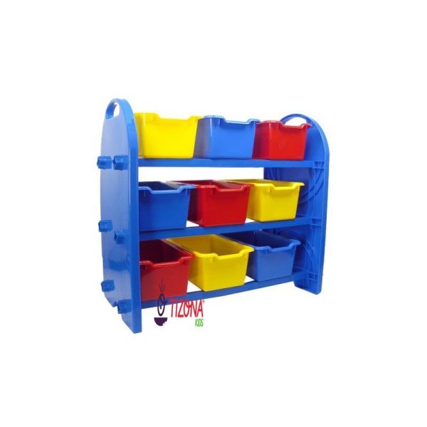 Organizador 9 bandejas plásticos.
