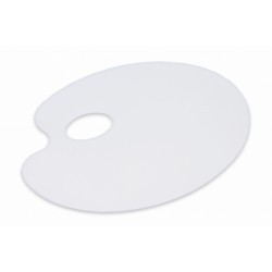 Paleta plastica Artel ovalada 22x17.