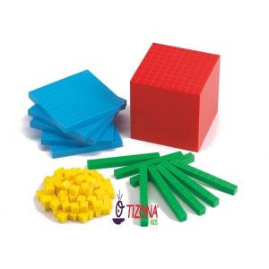 BASE 10 PLASTICA COLORES 121 PIEZAS