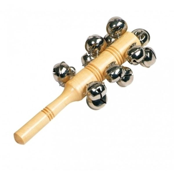 SONAJERO DE MADERA 13 CASCABELES